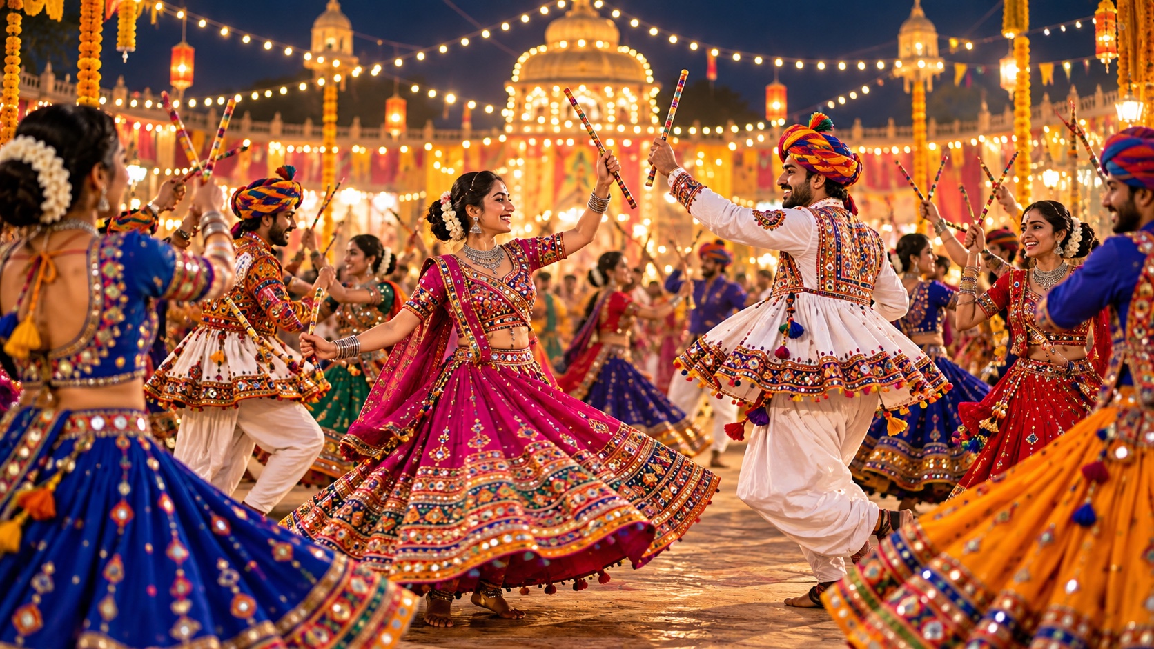 Navratri artwork for FOLKRAAT